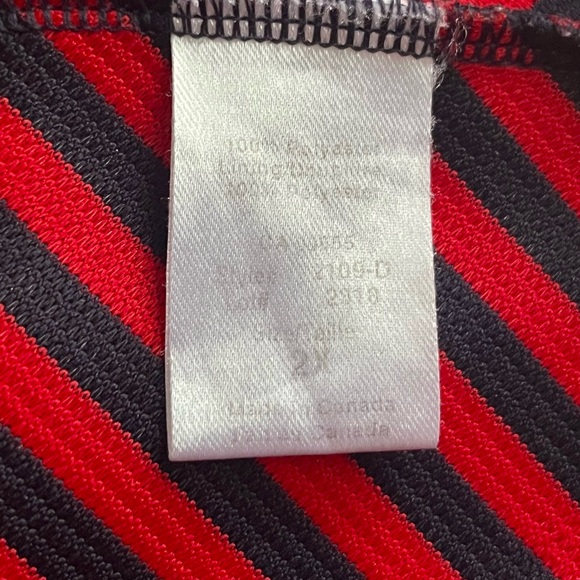 VGUC 2X New Noir Red and Navy Fit and Flare Dress - Picture 4 of 4